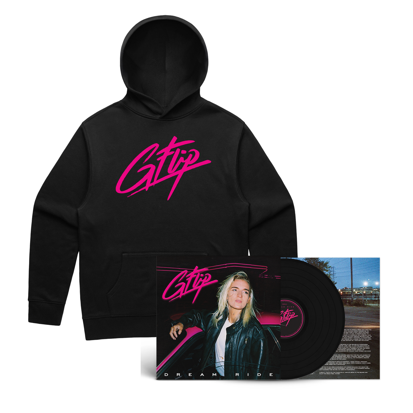 "Dream Ride" Hoodie + Standard Vinyl Bundle