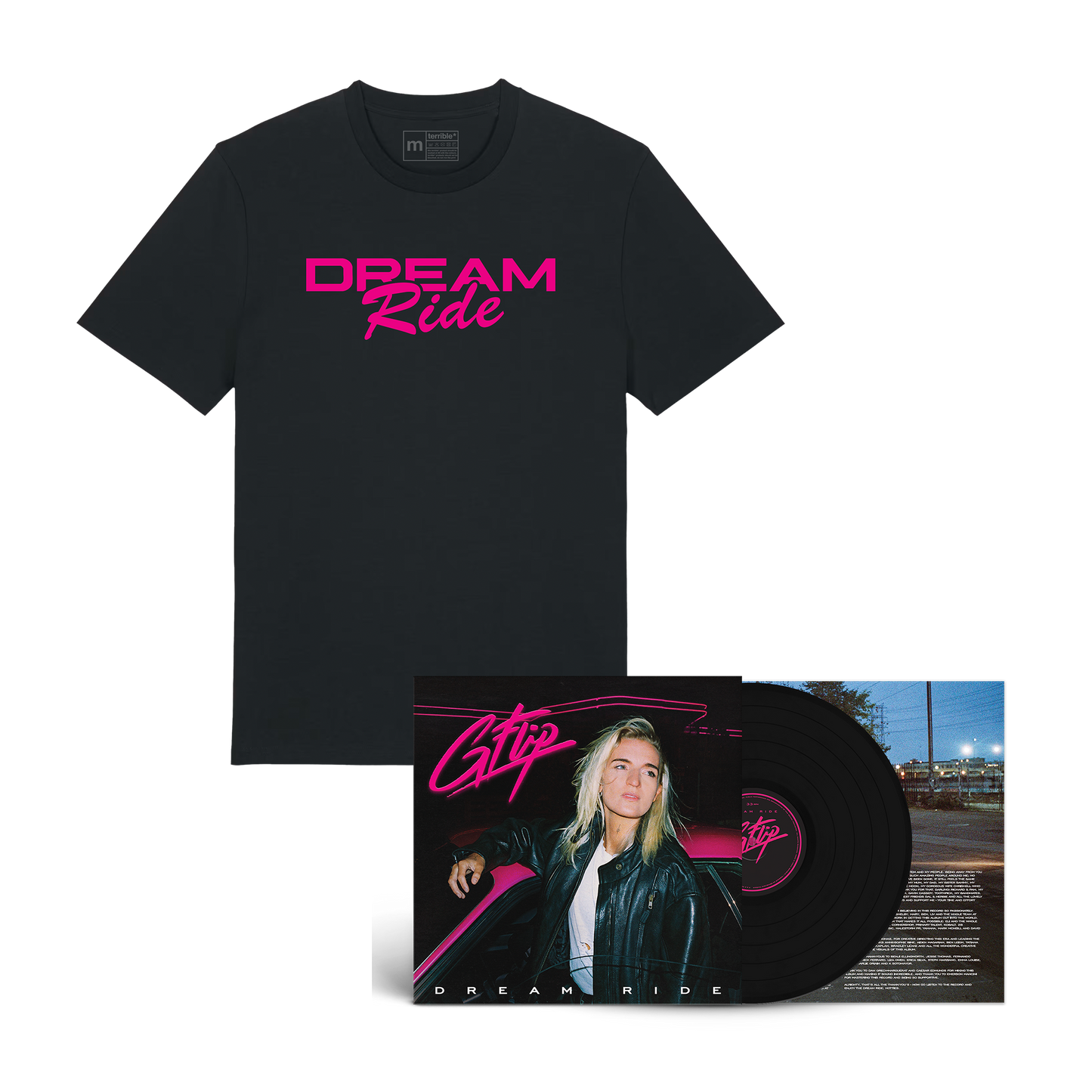 "Dream Ride" Tee + Standard Vinyl Bundle